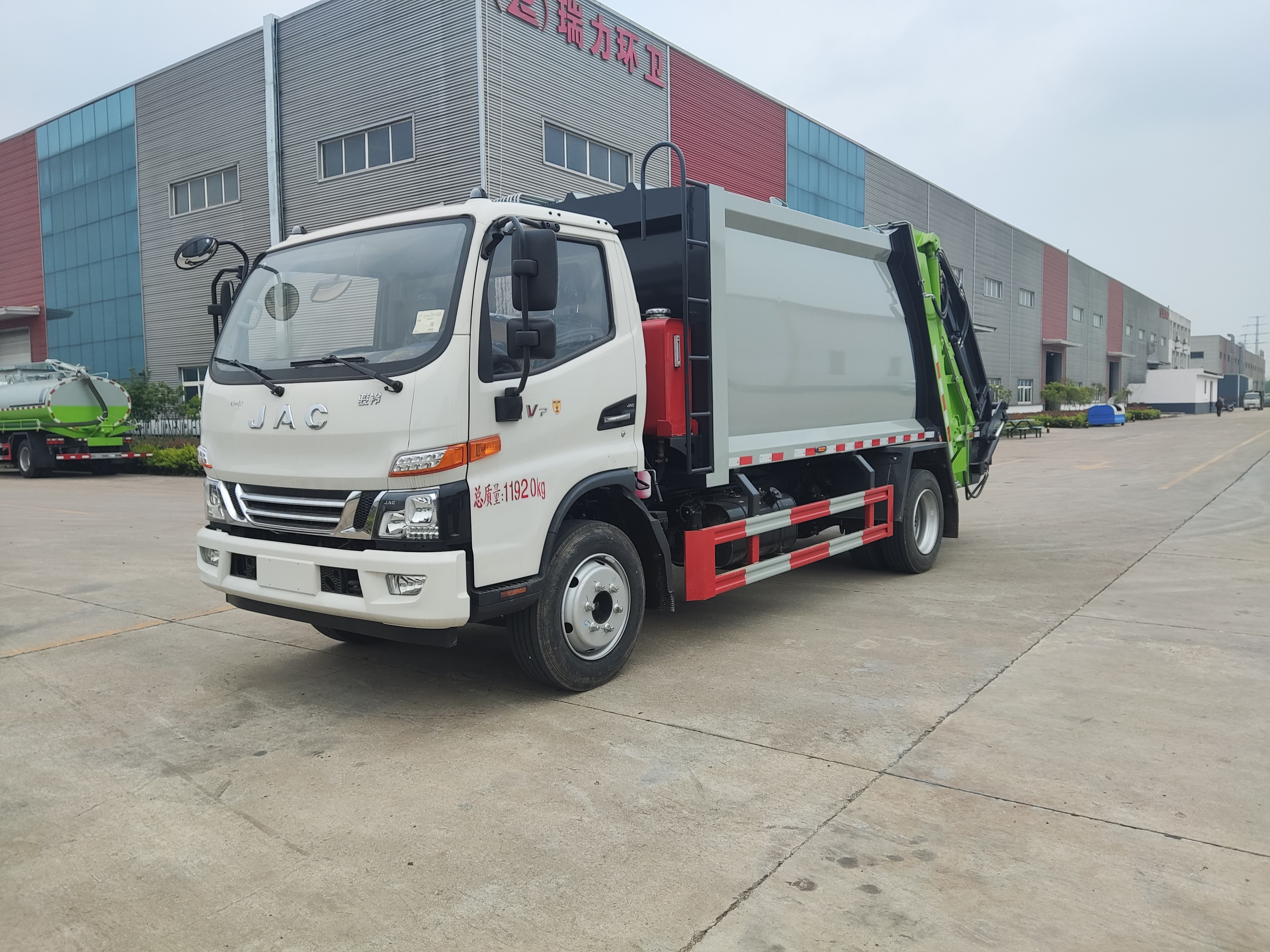 9方江淮駿鈴V7壓縮垃圾車